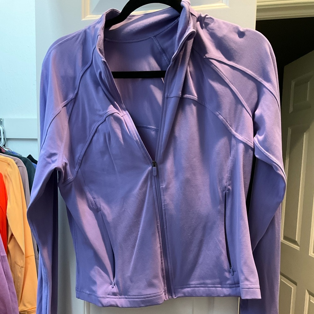 Lavendar Define Jacket Nulu Cropped